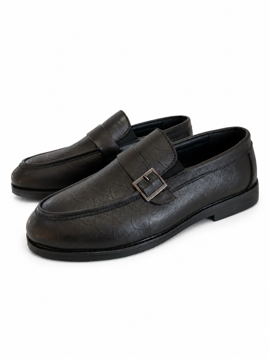 PEGAS erkaklar tuflisi — tabiiy charm, yarim klassik loafer-mokasin, 39–46 o‘lcham