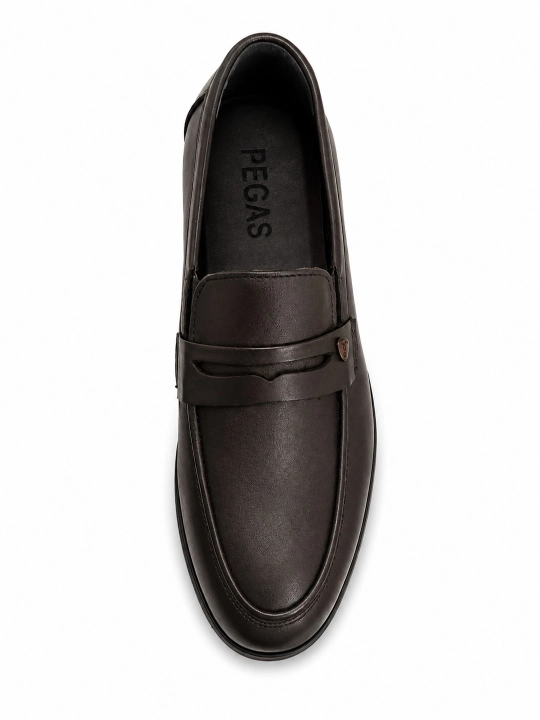 PEGAS erkaklar tuflisi — tabiiy charm, yarim klassik loafer-mokasin, 39–46 o‘lcham