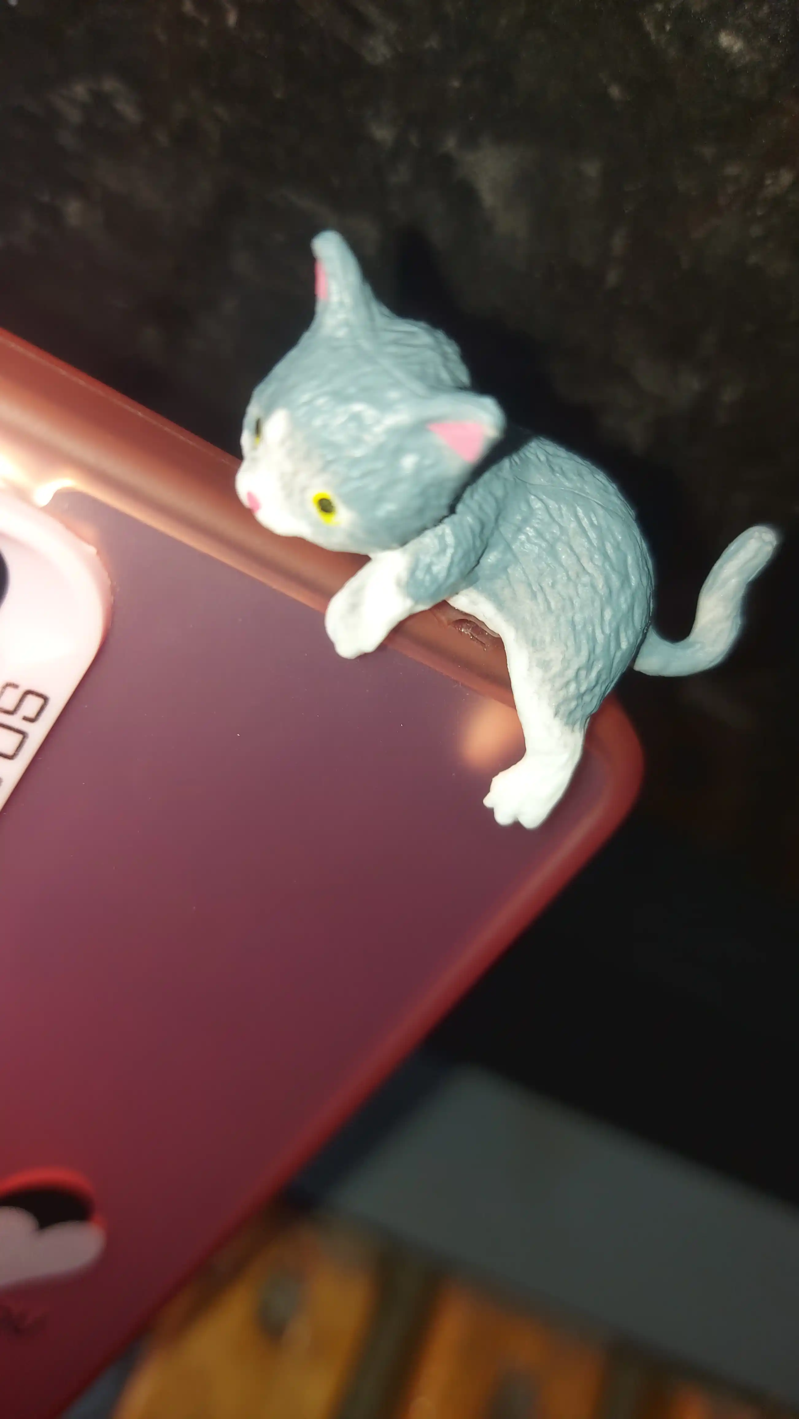 Telefon uchun ilgak Yopishqoq mushukchalar, 1 ta tasodifiy o‘yinchoq