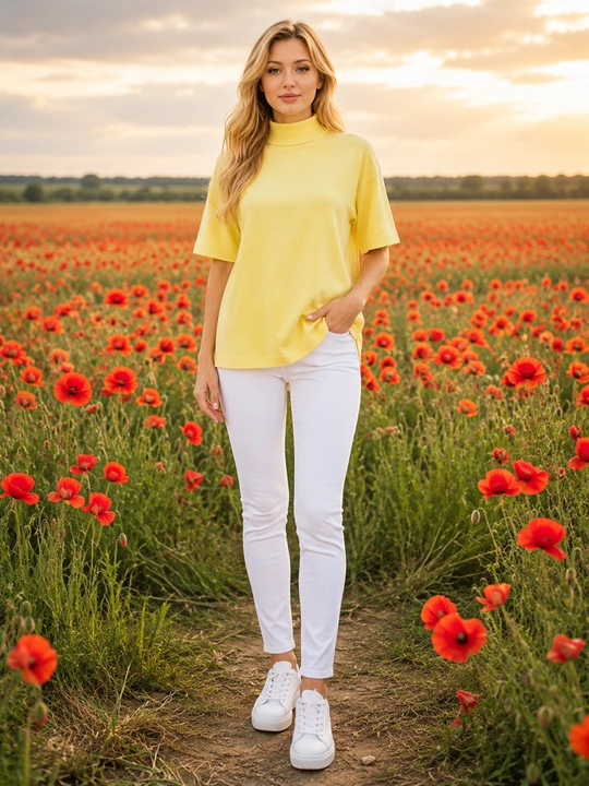 Ayollar uchun kaşmir golf koftalar, oversize, 42–48 o‘lcham