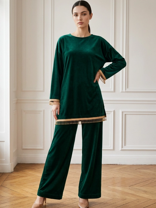 Ayollar dvoykasi, kostyum, oversize, kuzgi kiyim, tunika shim, katta razmer, 44-52