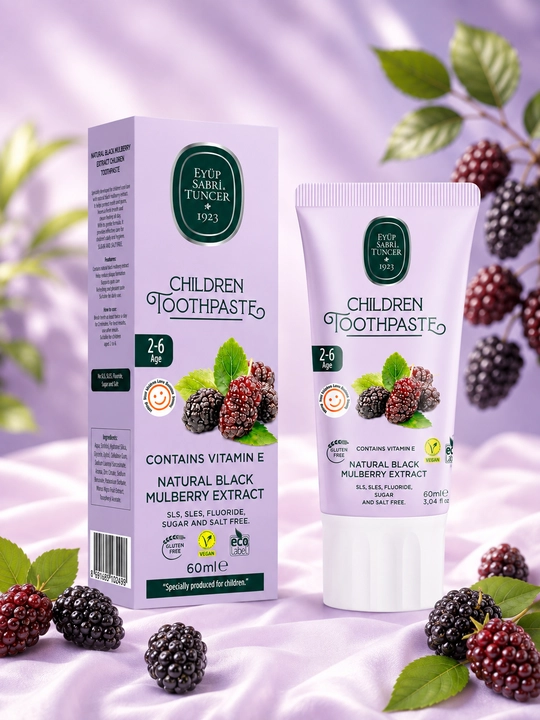 Tish pastasi tabiiy qora tut ekstrakti qo‘shilgan EYÜP SABRİ TUNCER, 60 ml