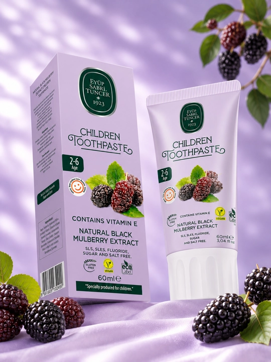 Tish pastasi tabiiy qora tut ekstrakti qo‘shilgan EYÜP SABRİ TUNCER, 60 ml