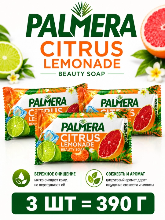 PALMERA Mixed Berry sovuni, 130 g