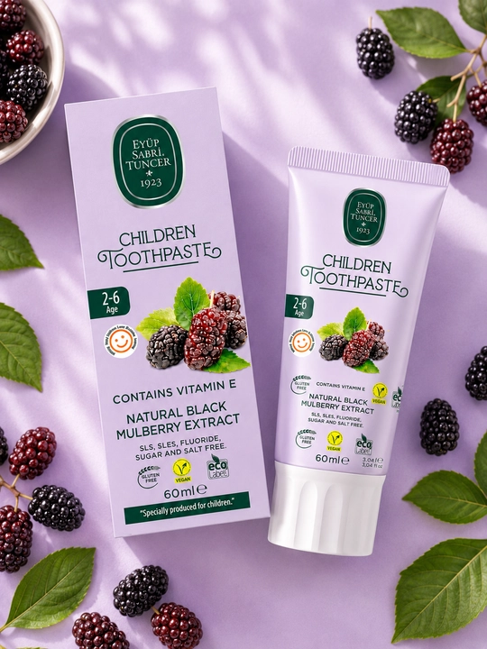 Tish pastasi tabiiy qora tut ekstrakti qo‘shilgan EYÜP SABRİ TUNCER, 60 ml