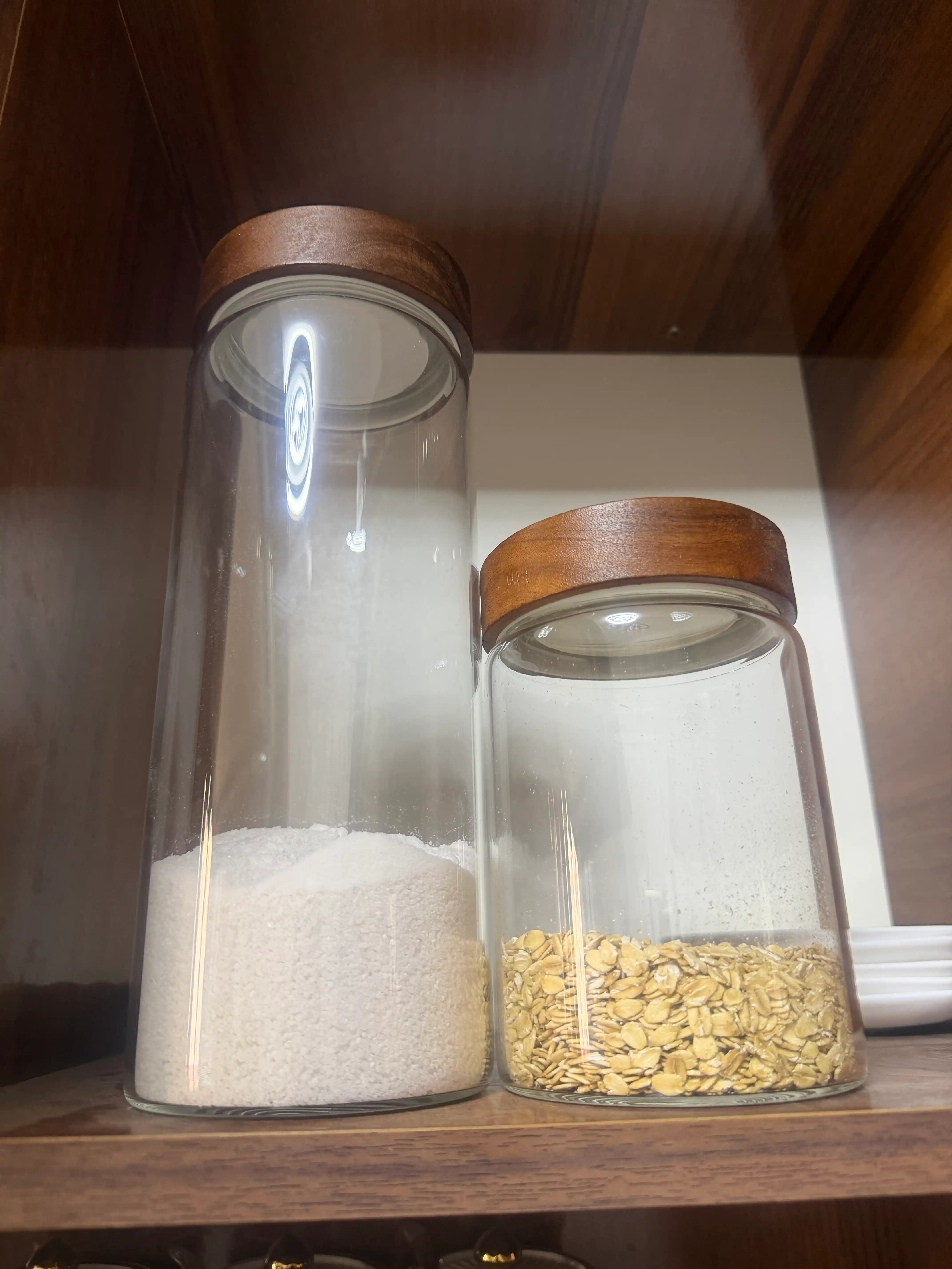 Контейнер для сыпучих продуктов, банка стекло, 1 шт