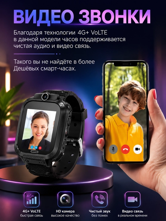 SMART WATCH — Детские смарт-часы, работают с SIM-картой 7 Milliard