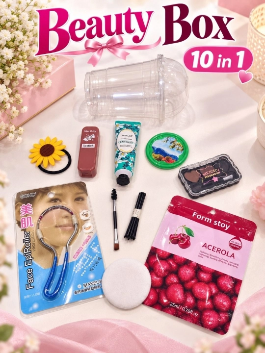 Makiyaj to‘plami, qizlar va ayollar uchun-Beauty Set 10 in 1 - 