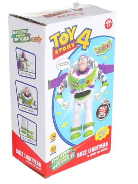 Buzz Lightyear elektron robot o‘yinchoq, yuradi, ovoz va chiroq effektli