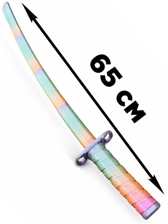 Yig'iladigan Katana "Kamalak  (3D bosilgan)