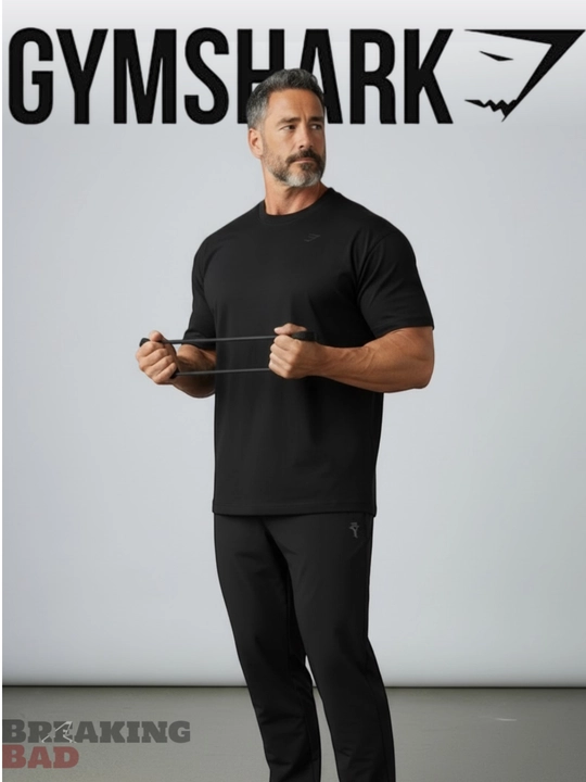 Футболка Gym Shark,  оверсайз , спортивная, унисекс, для тренировок и повседневной носки