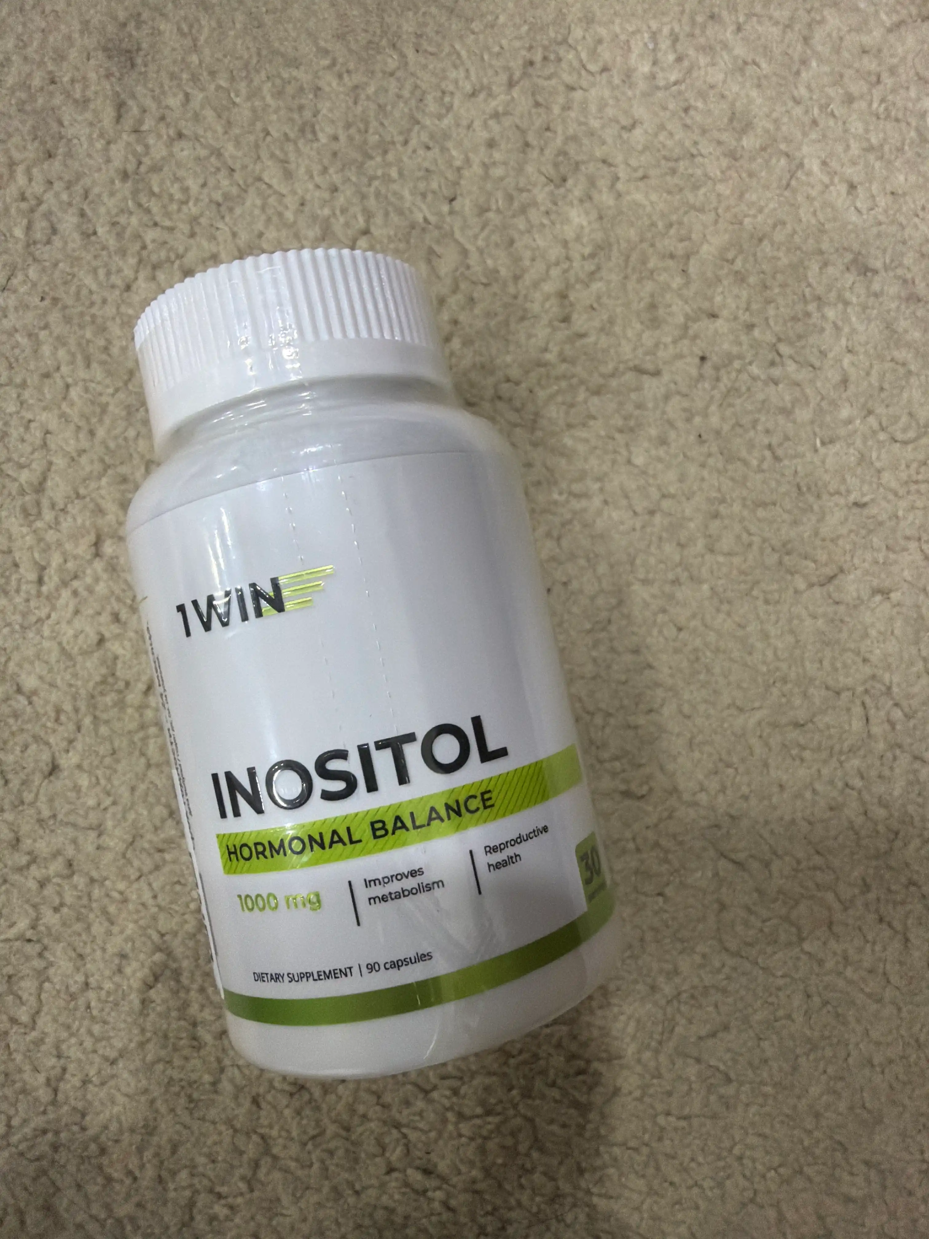 1WIN Inozitol B8 vitamini 1000 mg, 90 kapsula — mio-inozitol, BFQ