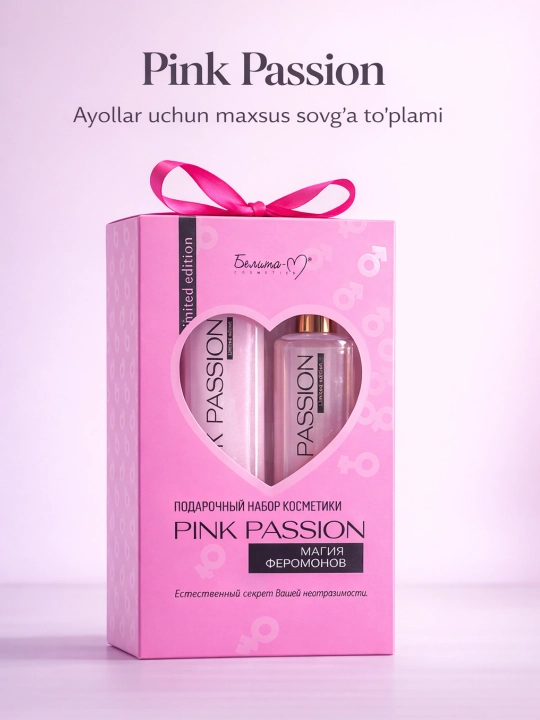 Feromonli Pink Passion ayollar sovg‘a to‘plami - 2x1