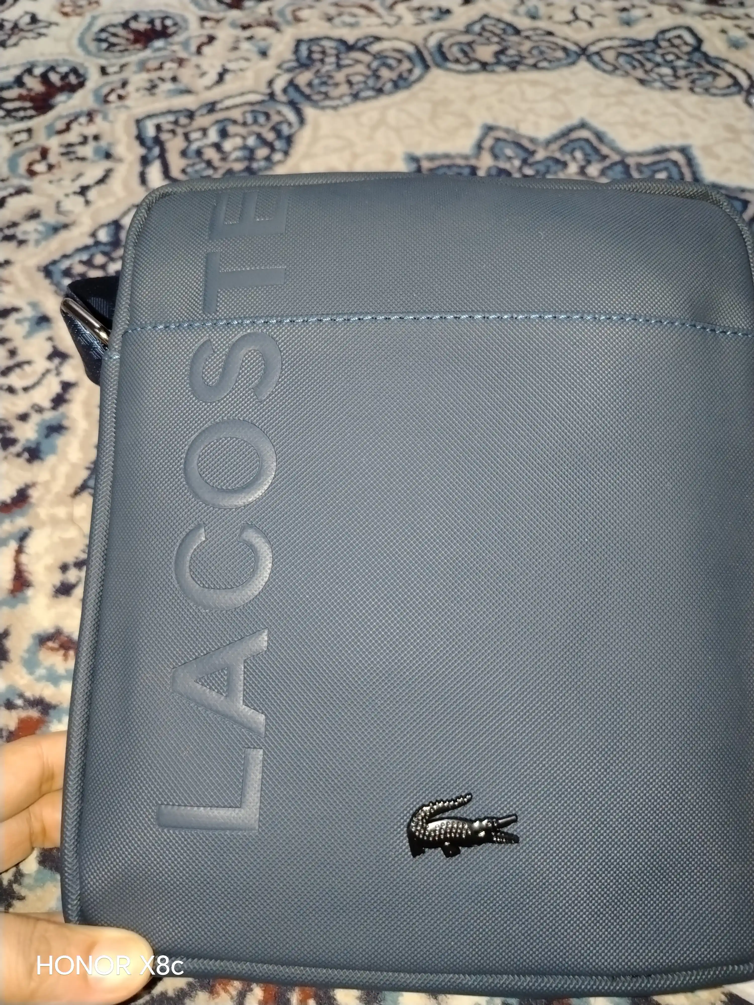 Мужская сумка через плечо, водонепроницаемая, барсетка, Lacoste, сумка для школы