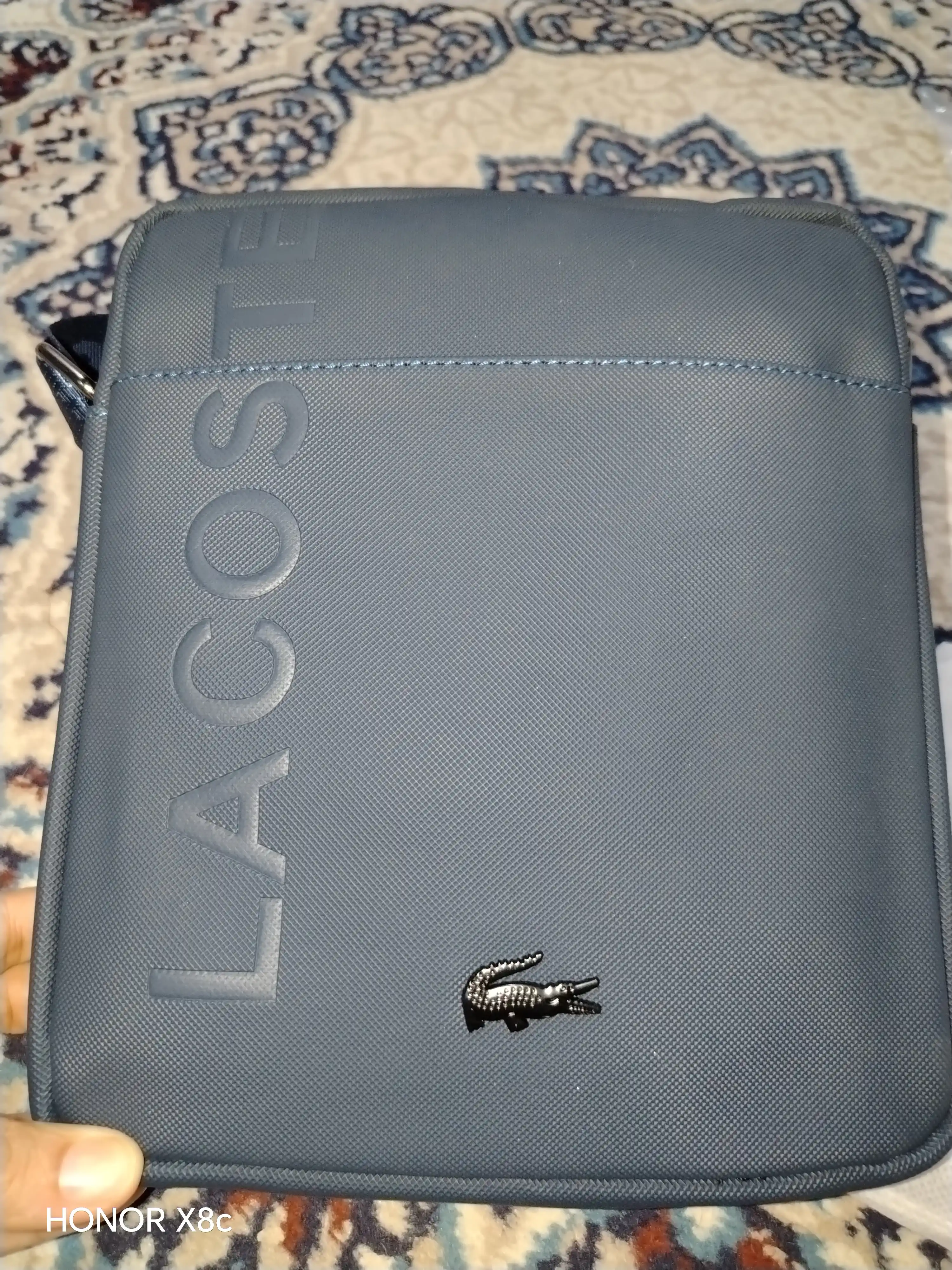 Мужская сумка через плечо, водонепроницаемая, барсетка, Lacoste, сумка для школы