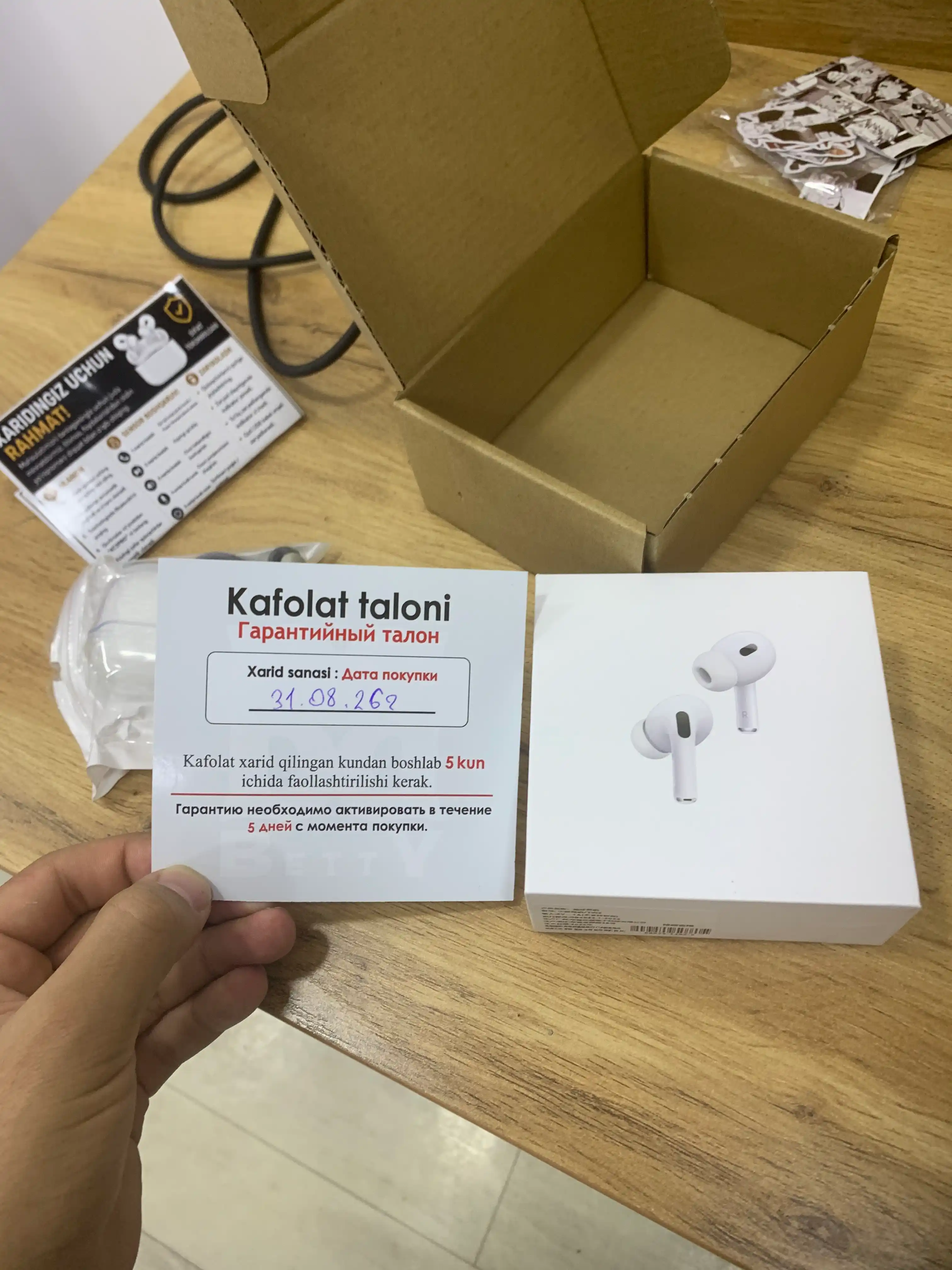 Android va IOS uchun Pods Pro2 simsiz quloqchinlari