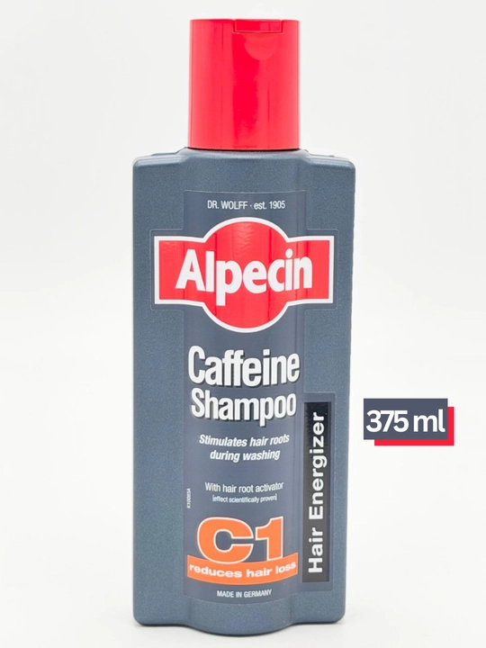Против выпадения волос — Alpecin C1 Кофеиновый шампунь, укрепляет корни, 375 мл