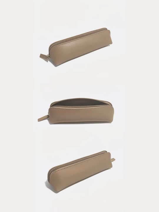 Пенал для ручек и карандашей из экокожи, 23×5×8 см, для школы и офиса