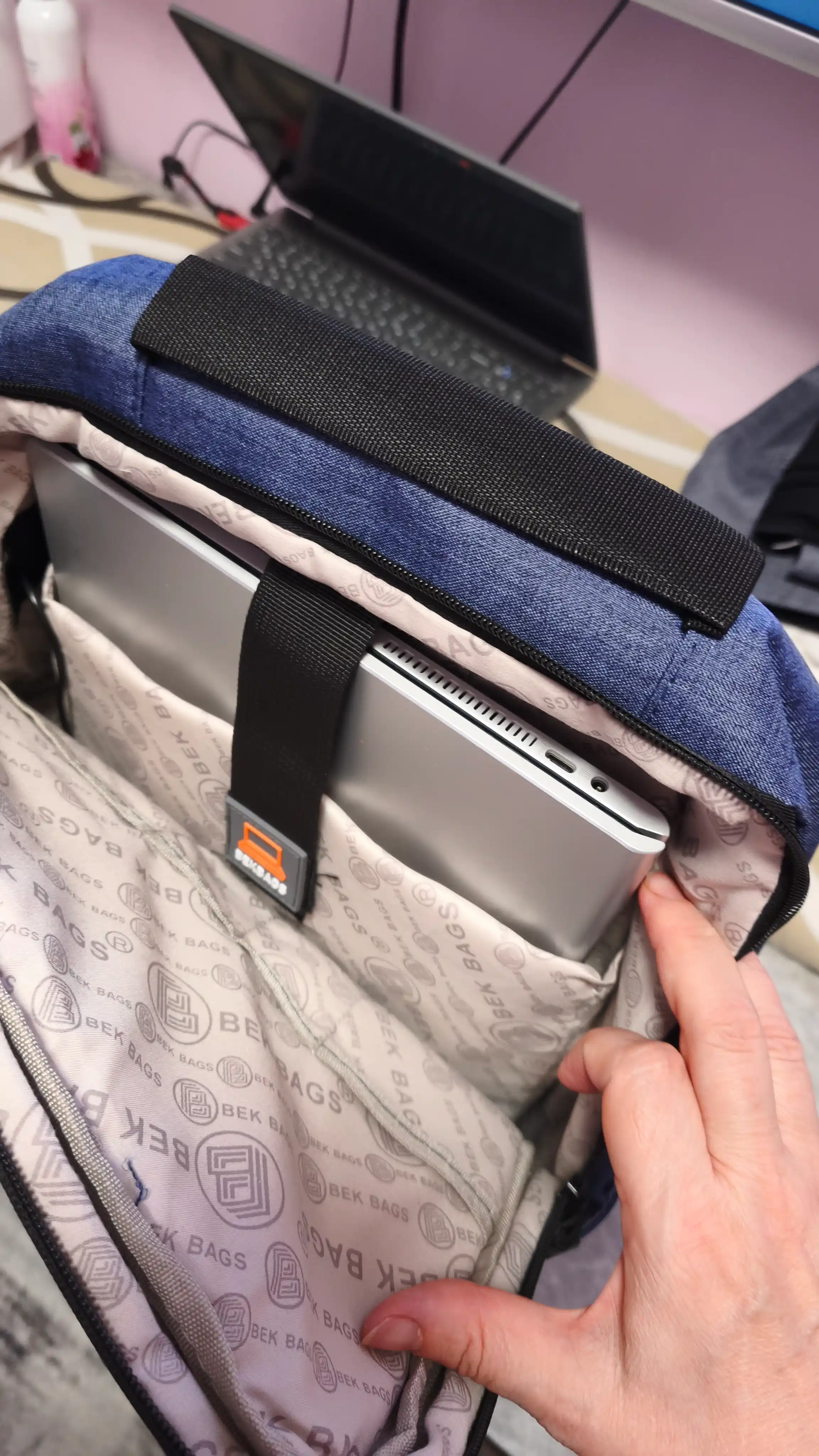Рюкзак для ноутбука, ортопедический, с USB-портом