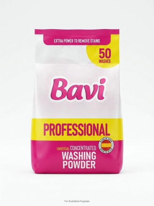 Bavi Professional Концентрированный Универсальный Стиральный Порошок (3 кг) - 
