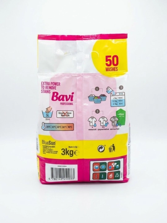Bavi Professional Konsentrlangan Universal Kir Yuvish Kukun-Gel (3 kg)