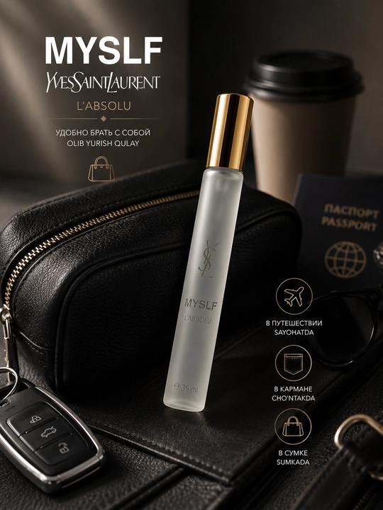 Yves Saint Laurent MYSLF L’Absolu atiri, erkaklar uchun, 35 ml