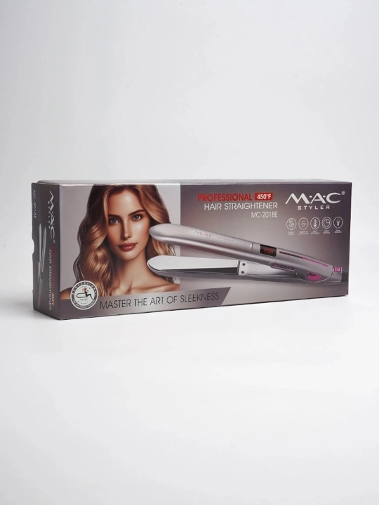 Professional soch tekislovchi dazmol MAC Styler MC-2018, LED displeyli