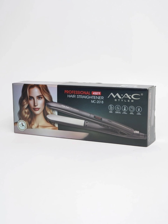 Professional soch tekislovchi dazmol MAC Styler MC-2018, LED displeyli