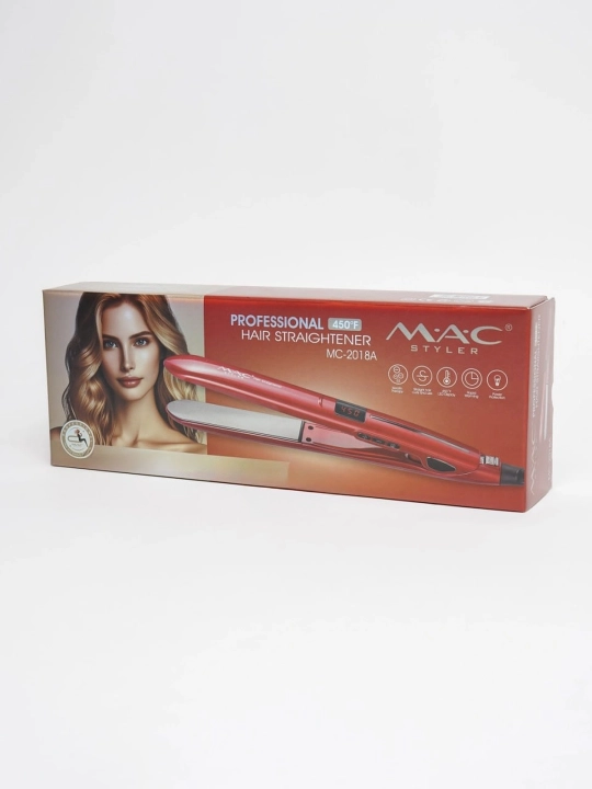 Professional soch tekislovchi dazmol MAC Styler MC-2018, LED displeyli