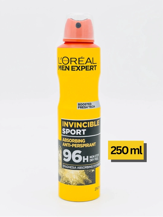 L’oreal Men Expert antiperspirant-dezodorant spreyi, 96 soat, ter va hiddan himoya, 250 ml