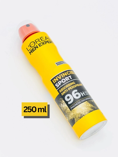 L’oreal Men Expert antiperspirant-dezodorant spreyi, 96 soat, ter va hiddan himoya, 250 ml