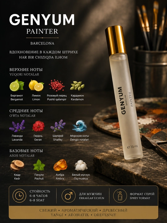 Genyum Painter atiri, uniseks, 35 ml