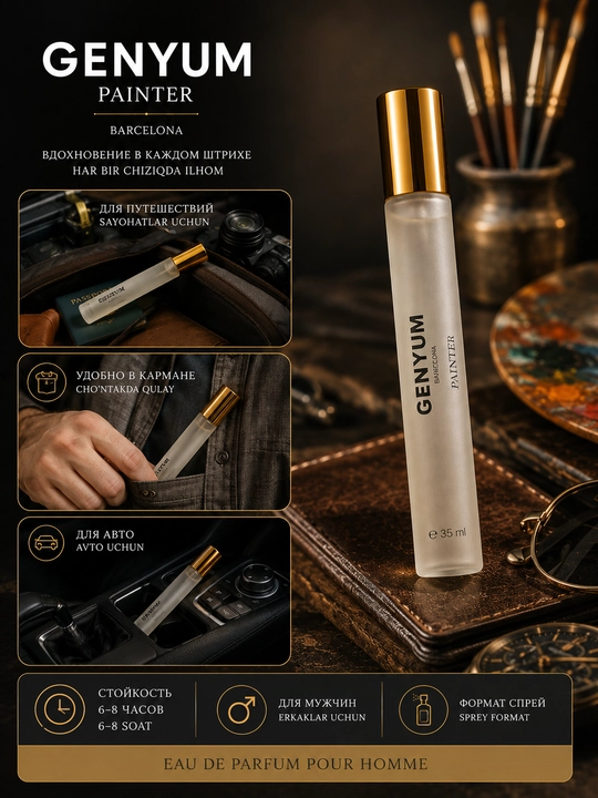 Genyum Painter atiri, uniseks, 35 ml