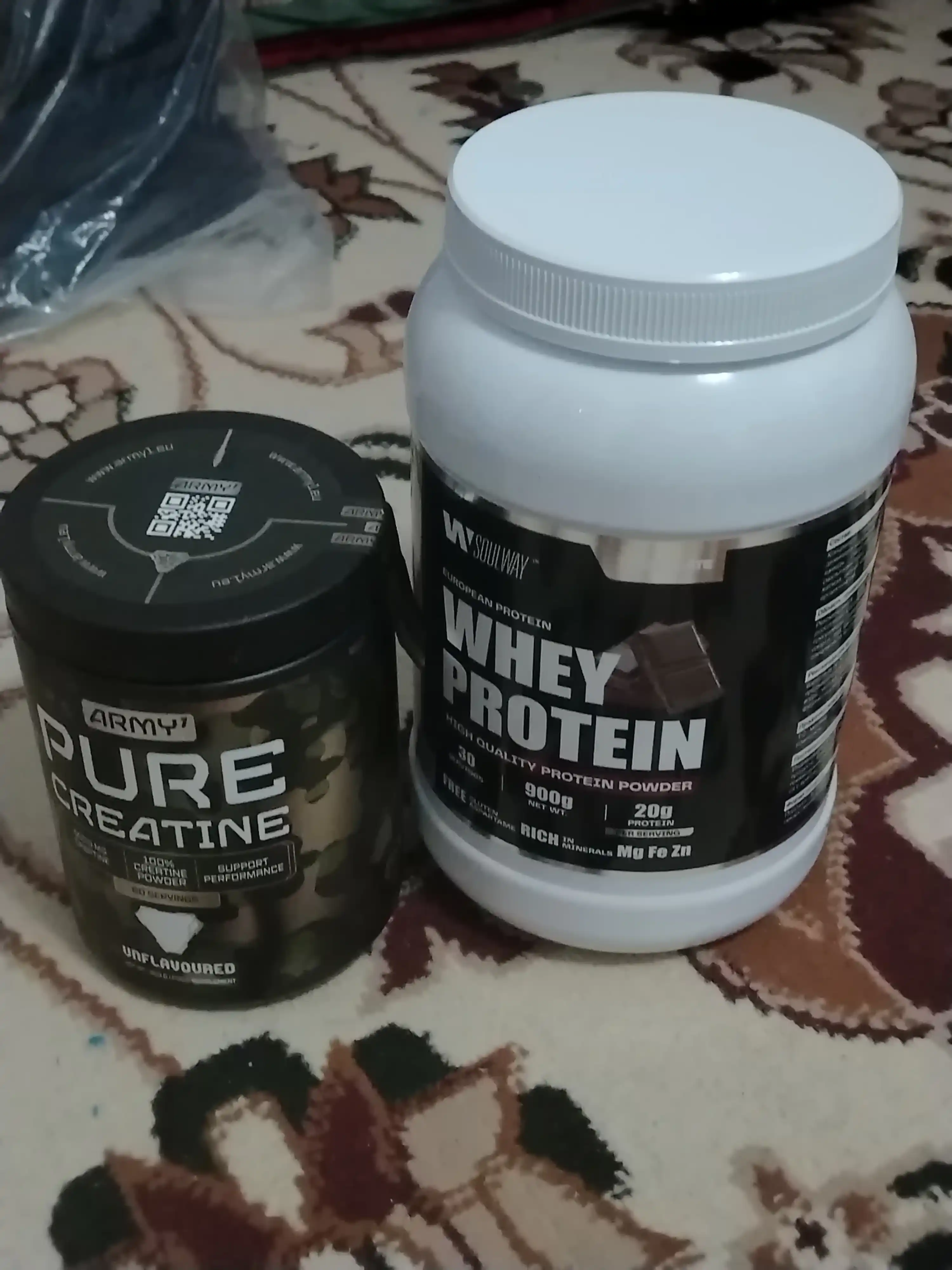 Protein Whey zardobli, Soul Way, Halal, ozish uchun sport ozuqasi