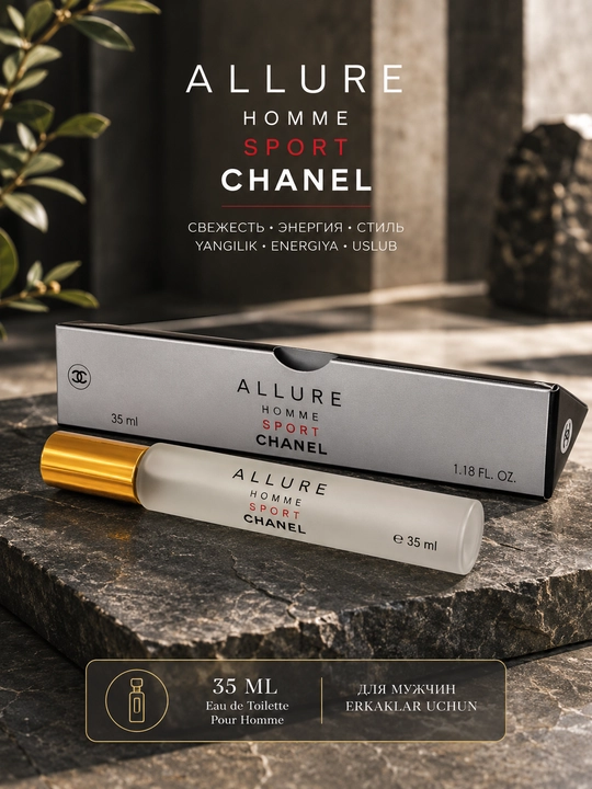 Chanel Allure Homme Sport erkaklar parfyum, 35 ml - 