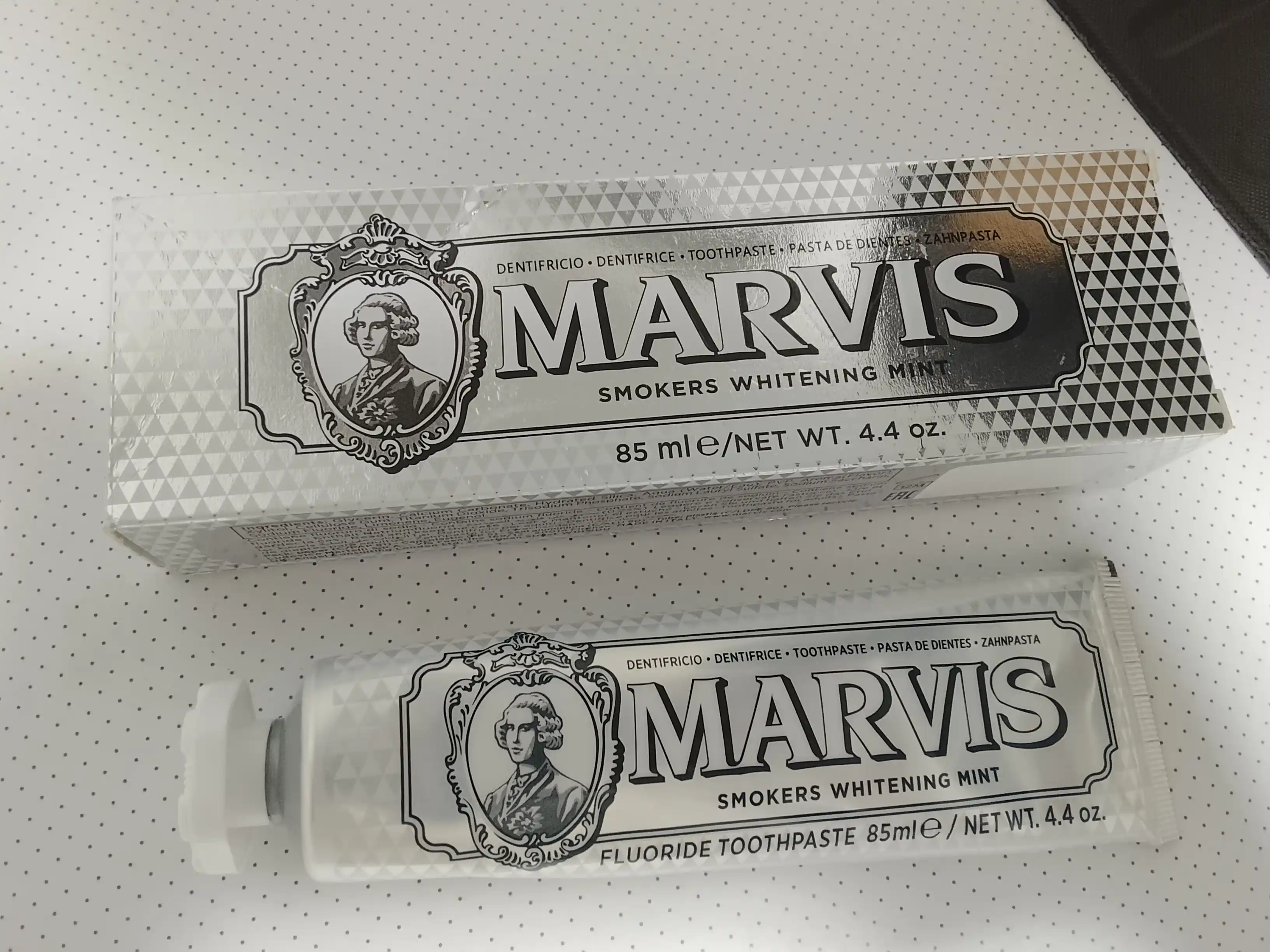 MARVIS tish pastasi - klassik yalpiz damlamasi, 85 ml