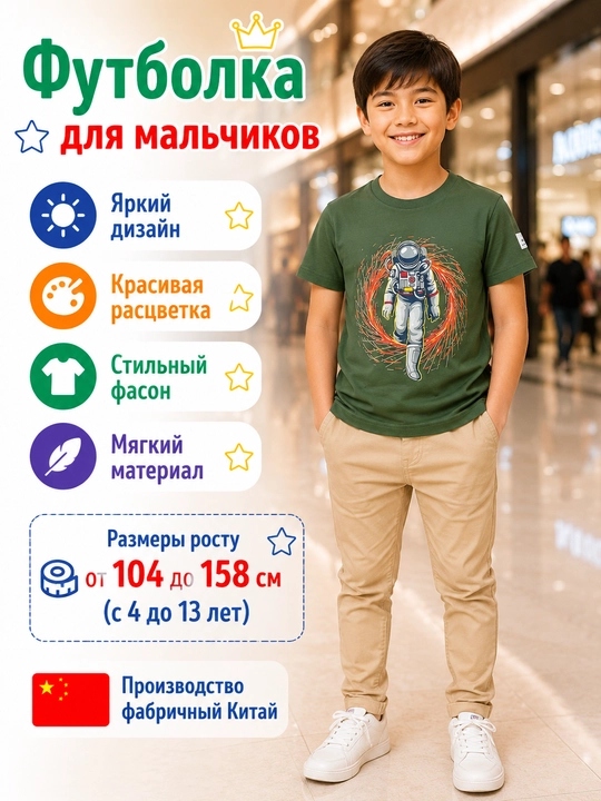 O'g'il bolalar uchun futbolka