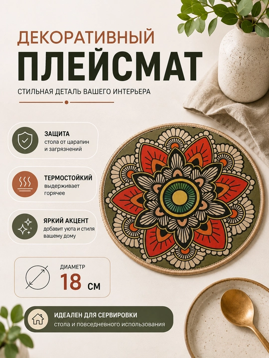 Stol uchun pleysmat (servirovka gilamchasi) - 