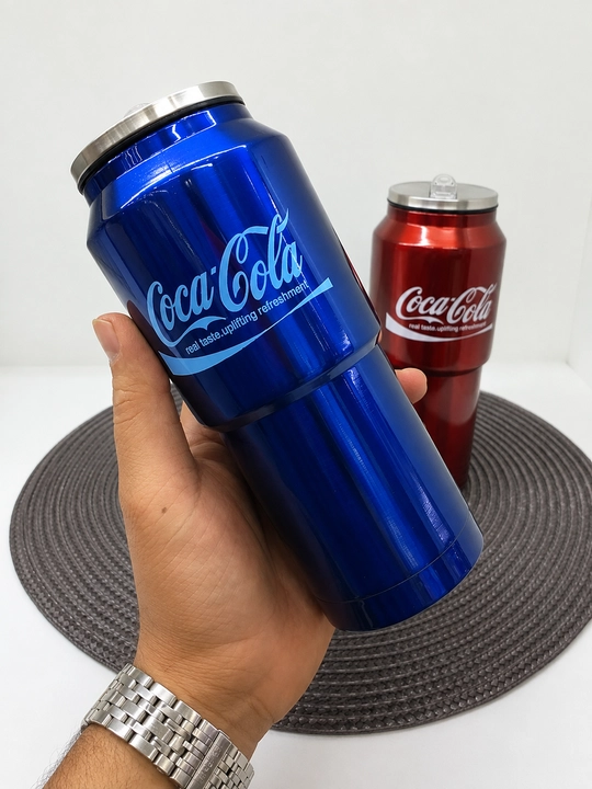 Termos 450 ml, Coca-Cola va Pepsi, trubichkali qopqoq, issiq va sovuq ichimliklar uchun