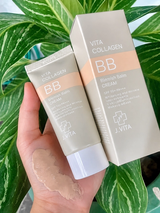 J.Vita Collagen BB крем, тональный крем, солнцезащитный крем с коллагеном, SPF 50+ PA+++, 50г - 