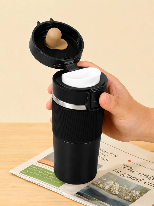 Termokrujka 380 ml, termostakan, qahva va choy uchun termos, avtomobil uchun termos
