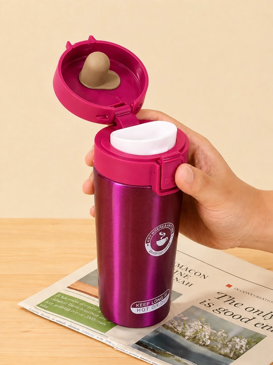 Termokrujka 380 ml, termostakan, qahva va choy uchun termos, avtomobil uchun termos