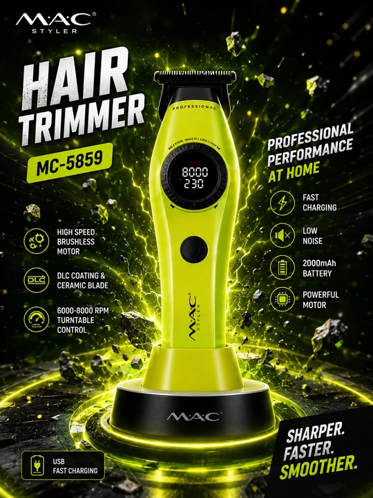 M.A.C MC-5859, Professional soch va soqol olish uchun  trimmer