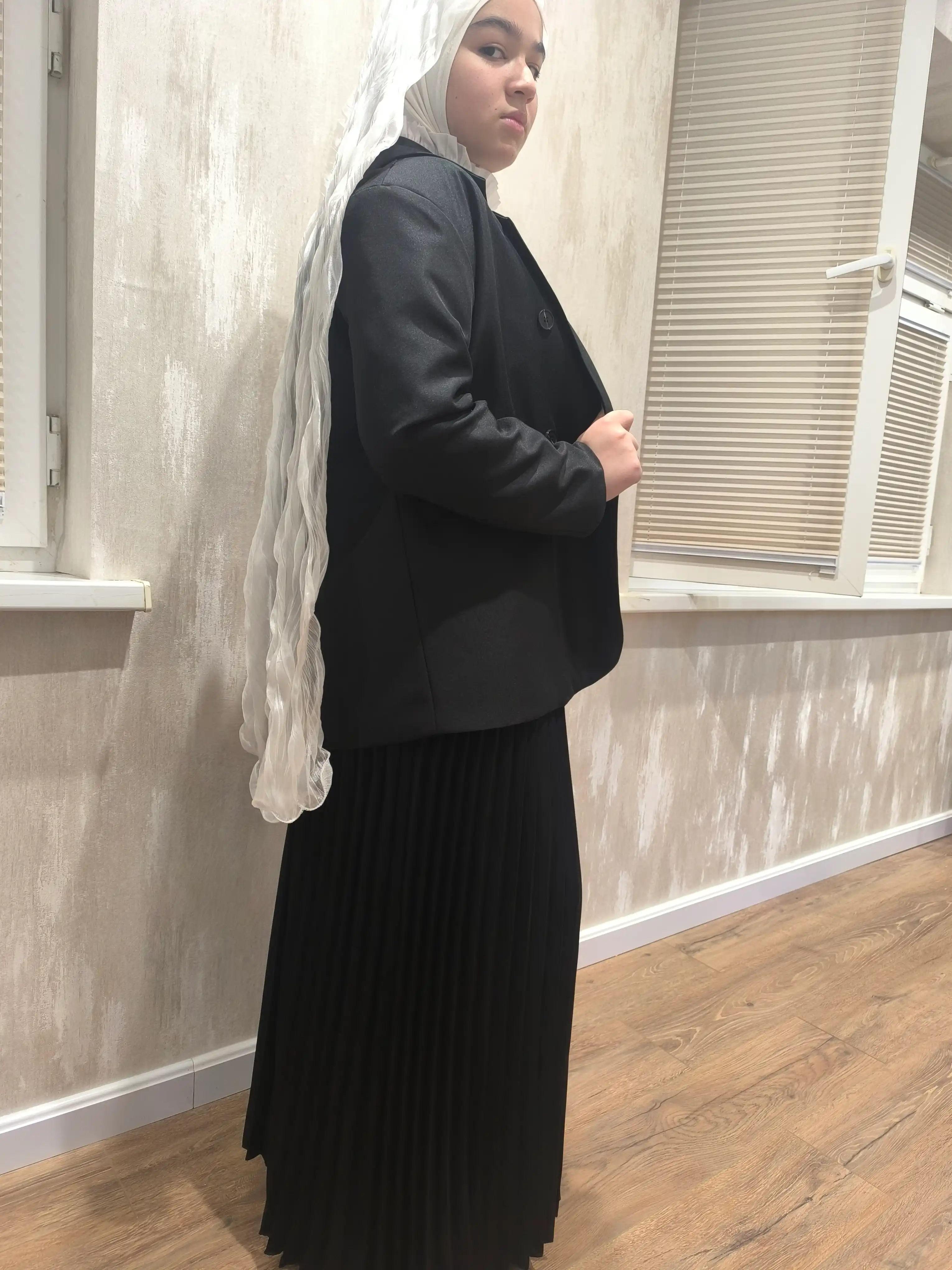 Женский двубортный пиджак oversize