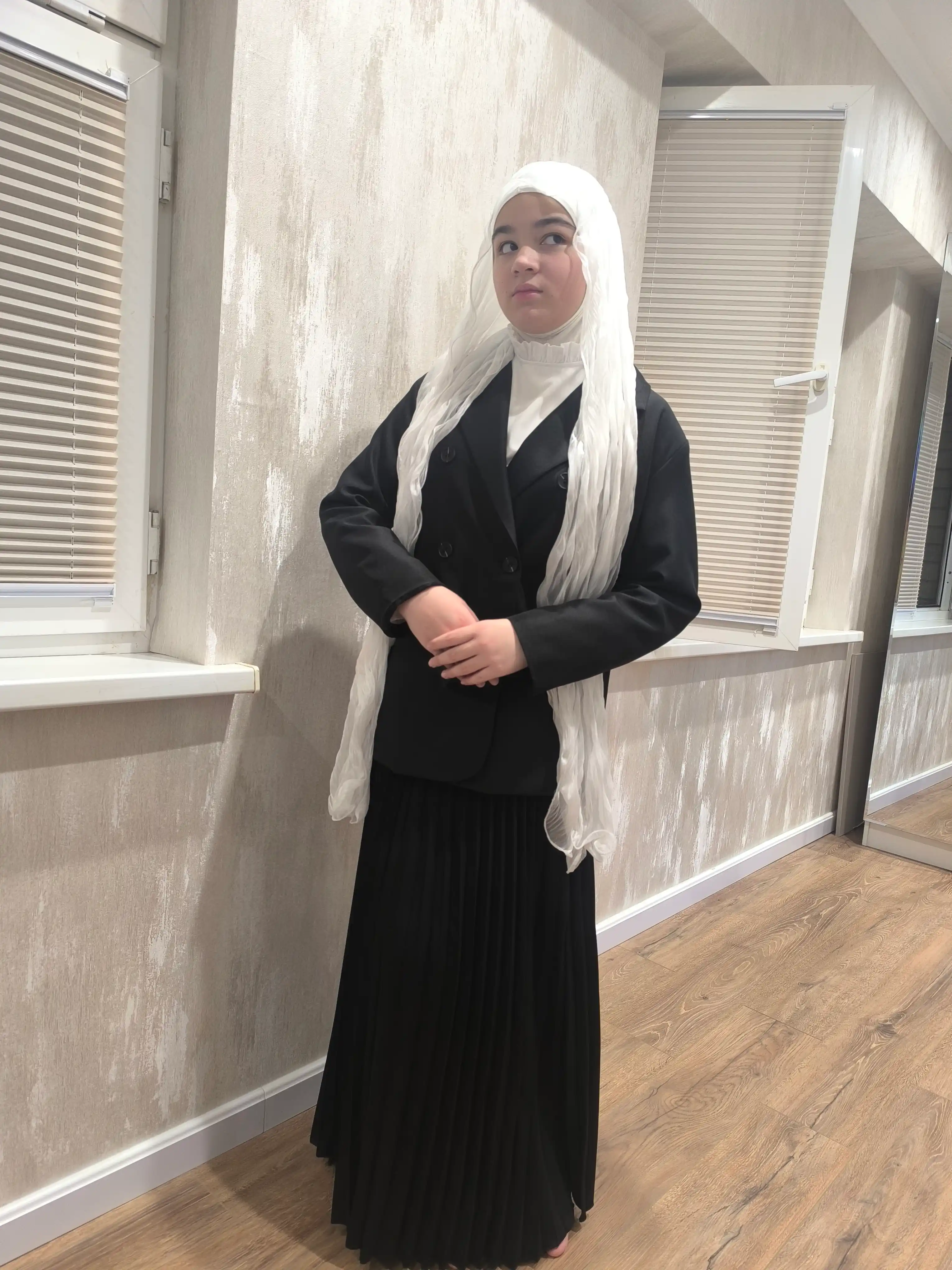 Женский двубортный пиджак oversize