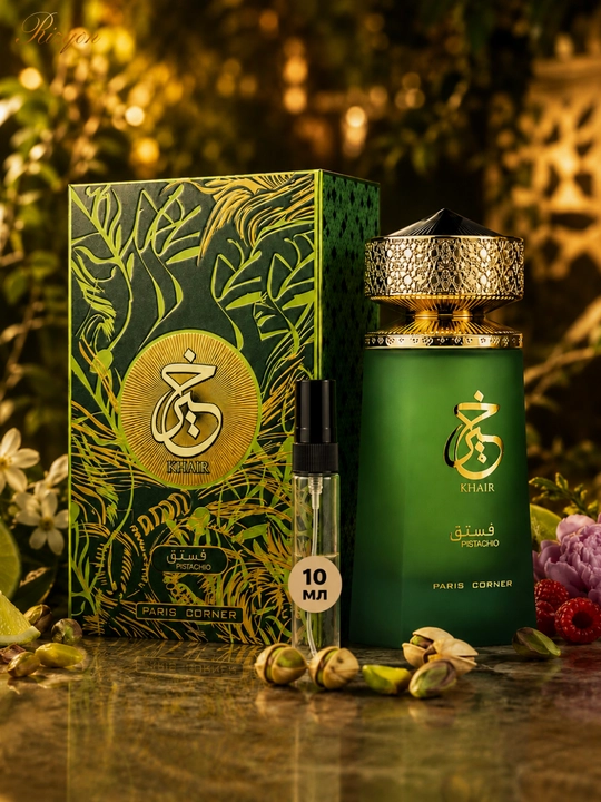 Khair fusion Paris Corner, ayollar uchun sharqona ifor, 100ml, 10ml - 