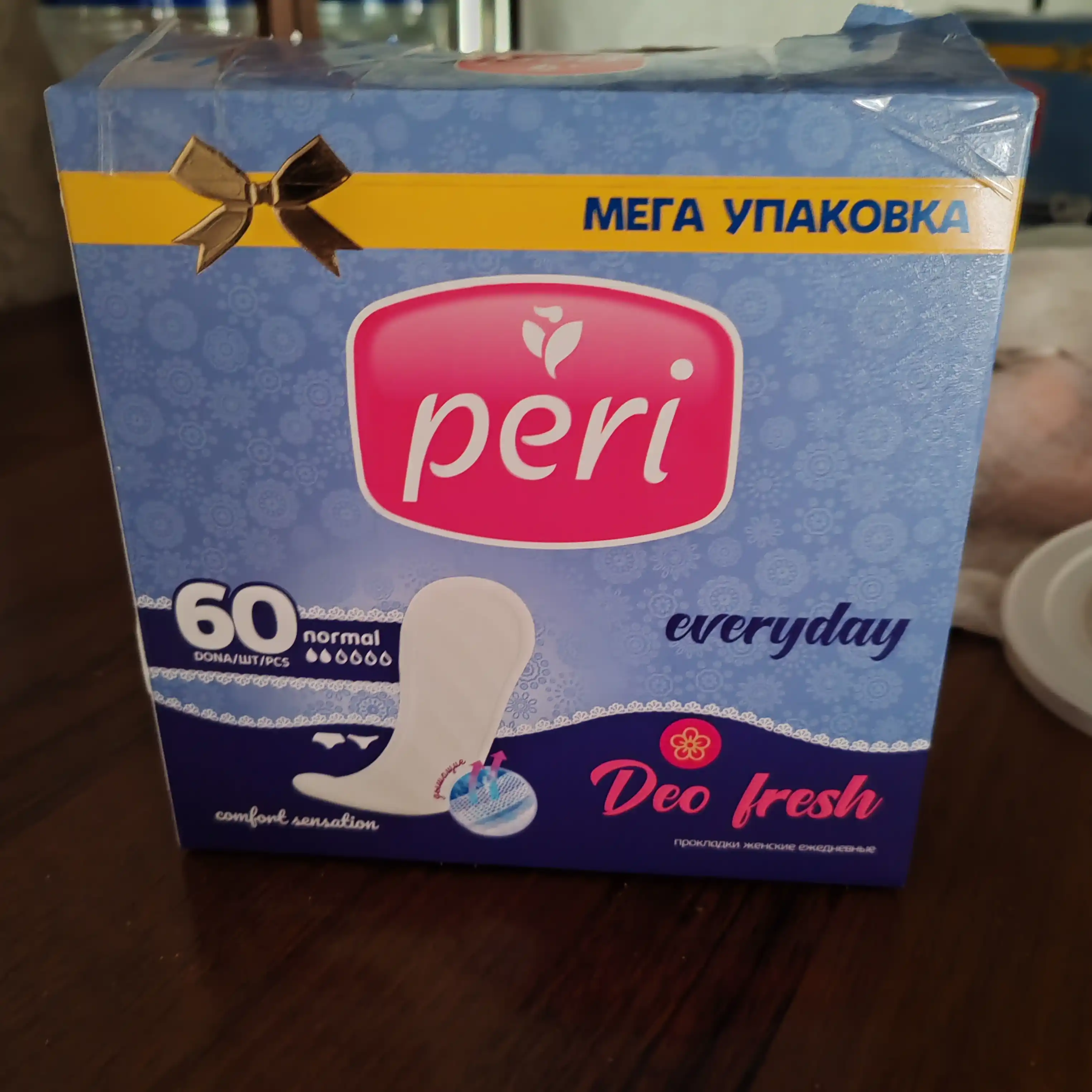 Ayollar kundalik prokladkalar Peri Deo, 60 dona