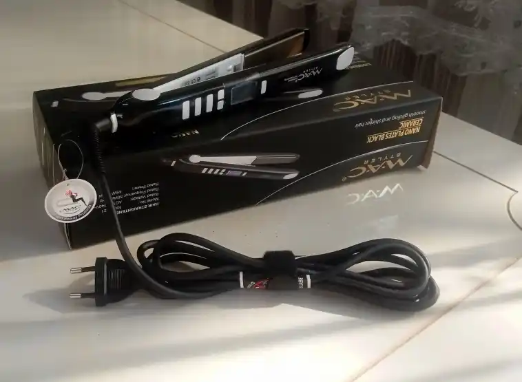 Professional to‘g‘rilagich, soch dazmoli MAC MC-2021, keramik, LCD displeyli