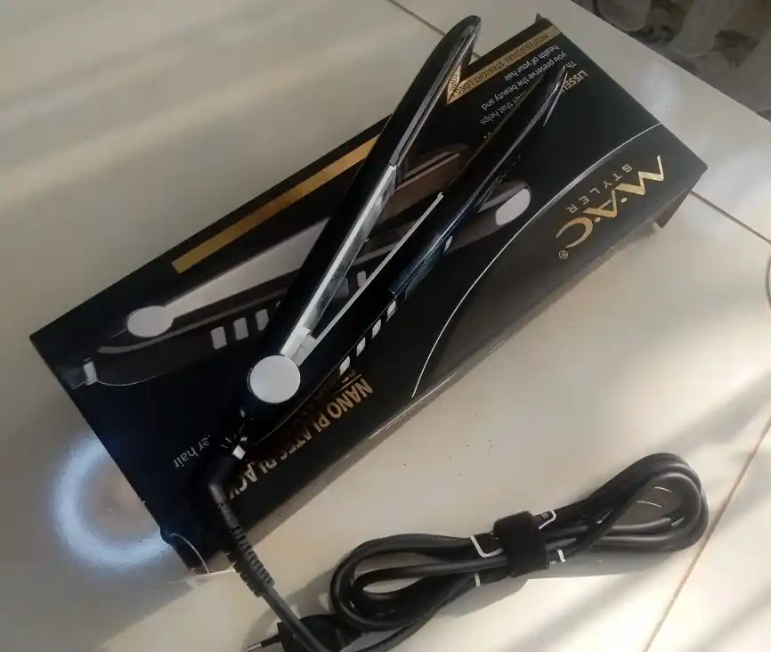 Professional to‘g‘rilagich, soch dazmoli MAC MC-2021, keramik, LCD displeyli