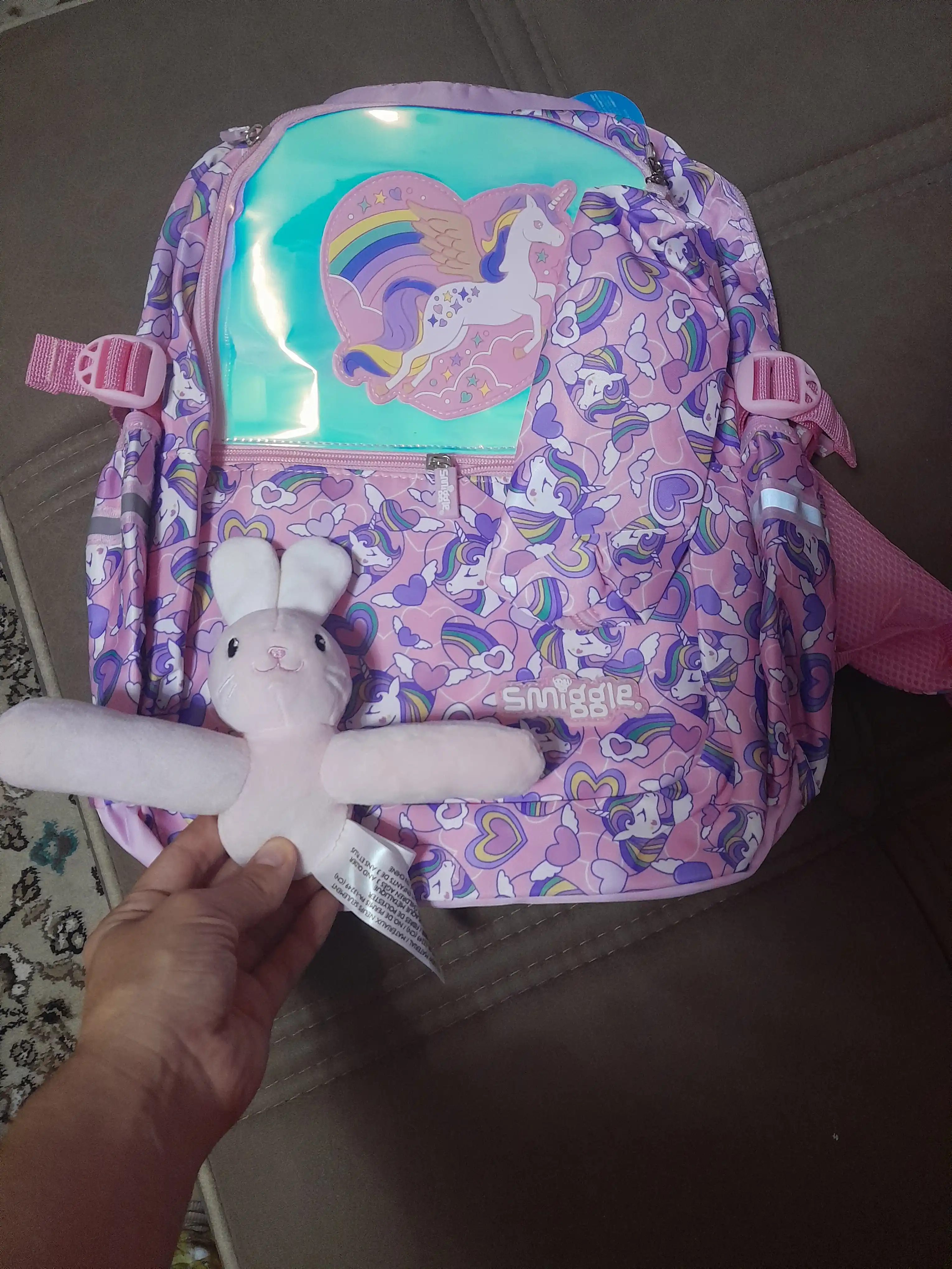 Smiggle maktab ryukzagi, ortopedik, qalamdonli, qizlar uchun, 1–4,-5-6-sinflar uchun